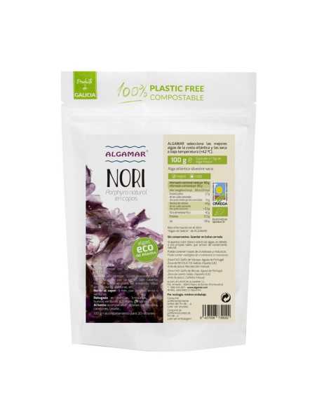 Alga nori en copos Bio 50g Algamar Alga nori en copos Bio 50g Algamar